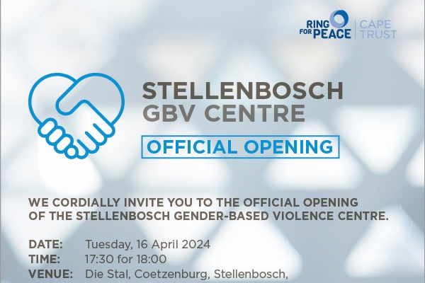 Stellenbosch GBV Centre Official Opening